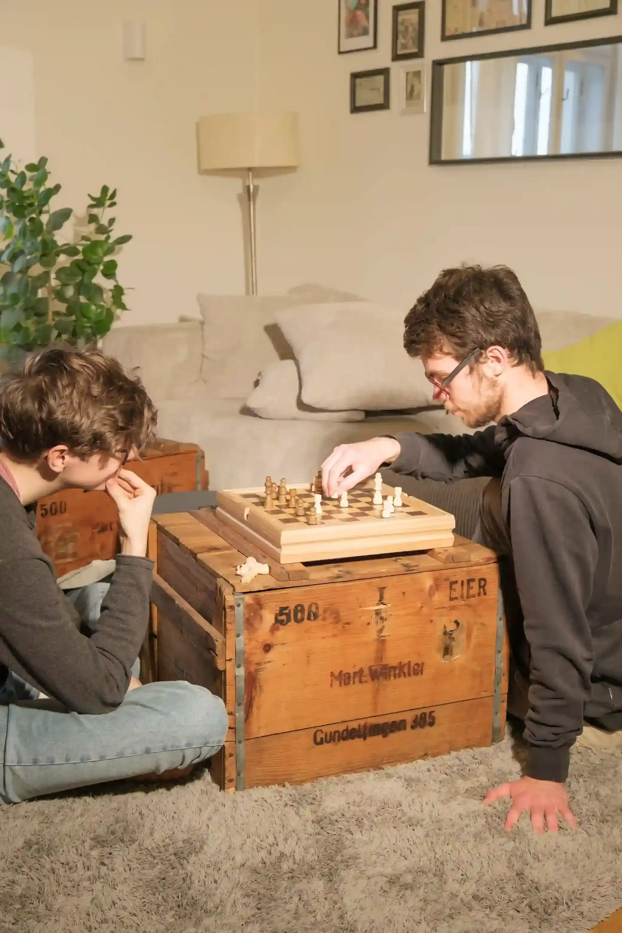 Gründer spielen Schach